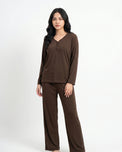 Sajiero Summer Loungewear Set - Relaxco - Brown