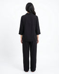 Sajiero Summer Loungewear Set - Softco - Black