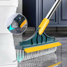 Floor Scrub Brush 2 In 1 Cleaning Brush Long Handle Removable Wiper Magic Broom Brush