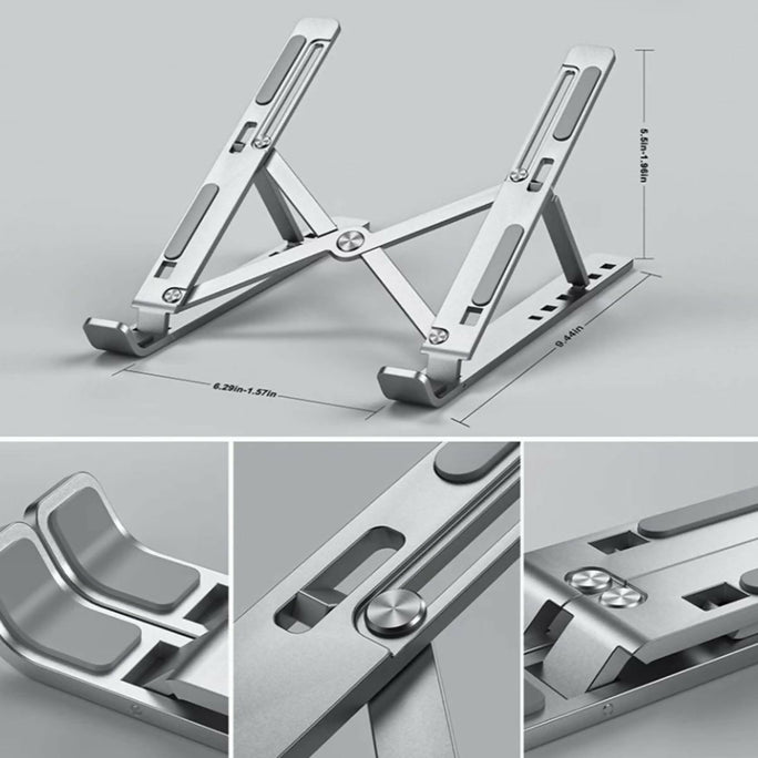 Aluminum Foldable Adjustable Laptop Stand