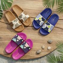 Deluxe Footwear Ultra Soft Sole Slipper for Women – Floral Printed Premium Cushion Slides for Girls