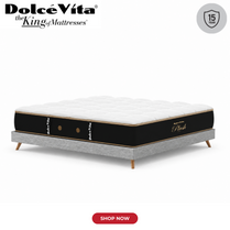 Dolce Vita Plush Soft Tight Top Pocket Spring Mattress | Urban Series | 15 Years Brand Warranty