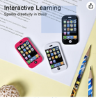 Pack Of 3 Mini Cool Phone Erasers for Kids, Fun Smart Phone Erasers for School, Classroom Supplies, Party Favors and Home Prizes, Fancy Mobile Erasers for Girls Boys / Fancy Erasers for Kids Stylish Eraser Cute Erasers for School Eraser Pencils