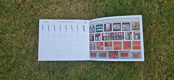 Calligraphy Practice Book + Qalam Set (40PagesBook+5Pcs Set)