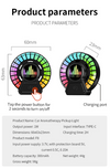 Car AC Vent Air Freshener Aromatherapy RGB Sound Rhythm LED Rechargeable Light Aroma Therapy For Desktop Gaming and Car Dashboard Accessories