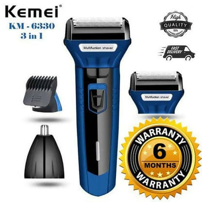 Original Kemei KM-6332 Professional 3-in-1 Grooming Kit