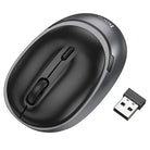HOCO GM34 Dual-Mode Silent Wireless Mouse BT + 2.4G 1600 DPI