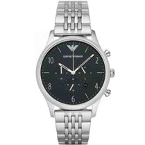 Emporio Armani AR1863 Men’s Quartz Stainless Steel Black Dial 43mm Watch