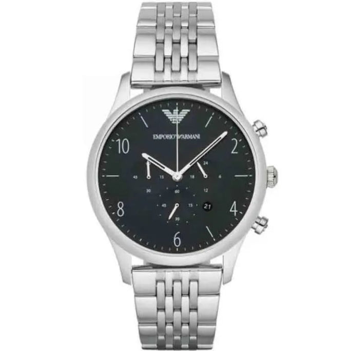 Emporio Armani AR1863 Men’s Quartz Stainless Steel Black Dial 43mm Watch