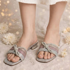 Milli Legacy 502 Embellished Flat Slippers For Women