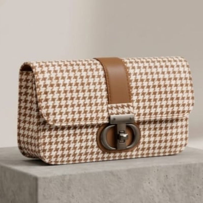 Milli legacy Checkered Style HandBag For Women