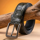 Milli Legacy Classic Croc Effect Leather Belt