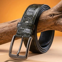 Milli Legacy Classic Croc Effect Leather Belt