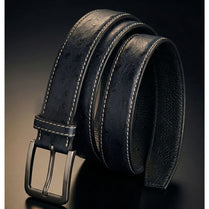 Milli Legacy Classic Ostrich Effect Leather Belt