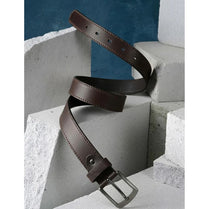 Milli Legacy Artisan Perimeter Stitched Brown Leather Belt