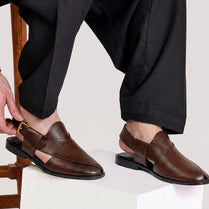 Milli Legacy 42101 Classic Handcrafted Peshawari Sandals For Men
