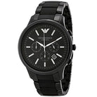 Emporio Armani AR1451 Men’s Chronograph Quartz Stainless Steel Black Dial 47mm Watch