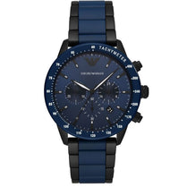 Emporio Armani AR70001 Men’s Chronograph Quartz Analog Stainless Steel Blue Dial 43mm Watch