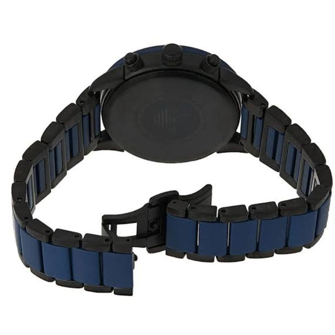 Emporio Armani AR70001 Men’s Chronograph Quartz Analog Stainless Steel Blue Dial 43mm Watch