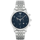 Emporio Armani AR-1942 Men's Watch Stainless Steel Blue Dial 43mm