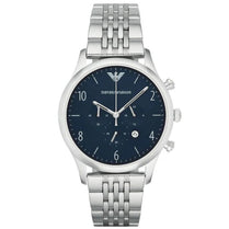Emporio Armani AR-1942 Men's Watch Stainless Steel Blue Dial 43mm