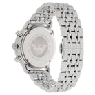 Emporio Armani AR1933 Men’s Chronograph Quartz Stainless Steel Silver Dial 43mm Watch