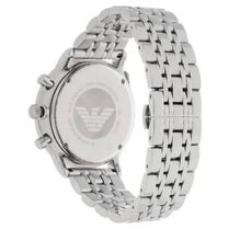 Emporio Armani AR1933 Men’s Chronograph Quartz Stainless Steel Silver Dial 43mm Watch