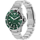 Emporio Armani AR11338 Men’s Quartz Stainless Steel Green Dial 42mm Watch
