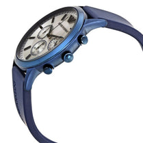 Emporio Armani AR11026 Men’s Chronograph Quartz Silicone Strap Silver Dial 44mm Watch