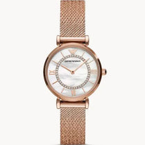 Emporio Armani AR11320 Women’s Analog Stainless Steel Mother of Pearl Dial 32mm Watch