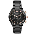 Emporio Armani AR70002 Men’s Quartz Black Ceramic Black Dial 43mm Watch