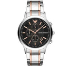 Emporio Armani AR11165 Men’s Analogue Quartz Stainless Steel Black Dial 43mm Watch
