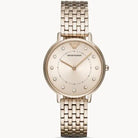 Emporio Armani AR11062 Women’s Quartz Stainless Steel Rose Gold Dial 32mm Watch