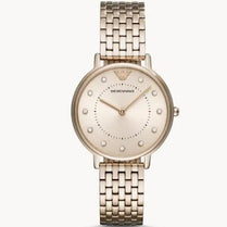 Emporio Armani AR11062 Women’s Quartz Stainless Steel Rose Gold Dial 32mm Watch