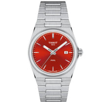 Tissot T137.210.11.421.00 Women’s Quartz Swiss Made Silver Stainless Steel Red Dial 35mm Watch