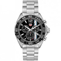 Tag Heuer CAZ101H.BA0842 Formula 1 Men’s Quartz Swiss Made Silver Stainless Steel Black Dial 43mm Watch