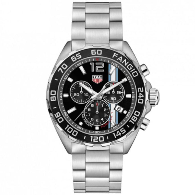 Tag Heuer CAZ101H.BA0842 Formula 1 Men’s Quartz Swiss Made Silver Stainless Steel Black Dial 43mm Watch