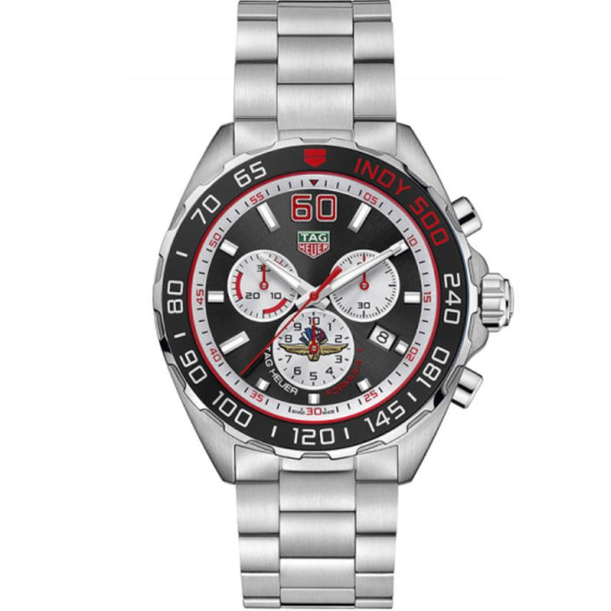 Tag Heuer CAZ101V.BA0842 Formula 1 Men’s Quartz Swiss Made Silver Stainless Steel Black Dial 43mm Watch