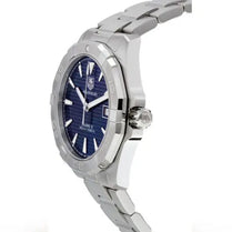 Tag Heuer WAY2112.BA0928 Aquaracer Men’s Automatic Swiss Made Silver Stainless Steel Blue Dial 41mm Watch