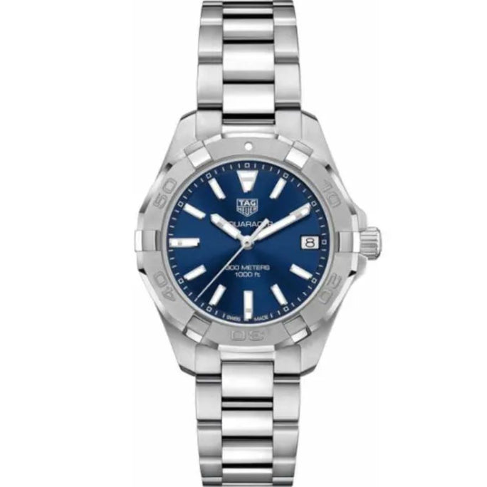 Tag Heuer WBD1312.BA0740 Aquaracer Women’s Quartz Swiss Made Silver Stainless Steel Blue Dial 32mm Watch