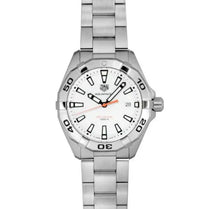 Tag Heuer WBD1111.BA0928 Aquaracer Men’s Quartz Swiss Made Silver Stainless Steel White Dial 41mm Watch