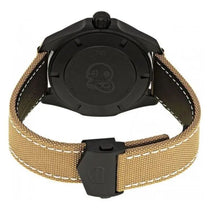 Tag Heuer WAY208C.FC6383 Aquaracer Men’s Automatic Swiss Made Beige Nylon Strap Black Dial 43mm Watch