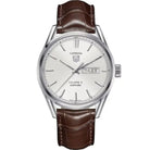 Tag Heuer WAR201B.FC6291 Carrera Men’s Automatic Swiss Made Brown Leather Strap Silver Dial 41mm Watch
