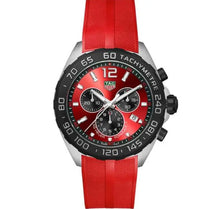 Tag Heuer CAZ101AN.FT8055 Formula 1 Men’s Quartz Swiss Made Red Silicone Strap Red Dial 43mm Watch