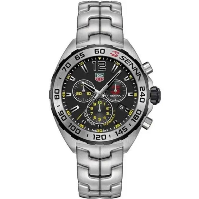 Tag Heuer CAZ1013.BA0883 Formula 1 Men’s Quartz Swiss Made Silver Stainless Steel Black Dial 43mm Watch