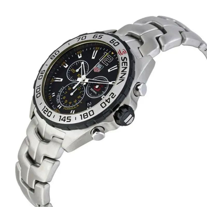Tag Heuer CAZ1013.BA0883 Formula 1 Men’s Quartz Swiss Made Silver Stainless Steel Black Dial 43mm Watch