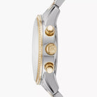 Michael Kors MK6474 Women’s Quartz Chronograph Stainless Steel White Dial 37mm Watch