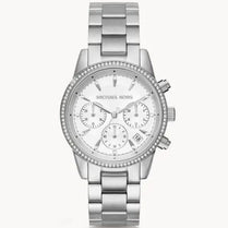 Michael Kors MK6428 Women’s Quartz Stainless Steel White Dial 37mm Watch