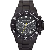 Michael Kors MK8257 Men’s Stainless Steel Black Dial 45mm Watch