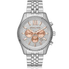 Michael Kors MK8515 Men’s Quartz Stainless Steel Crystal Pave Dial 44mm Watch
